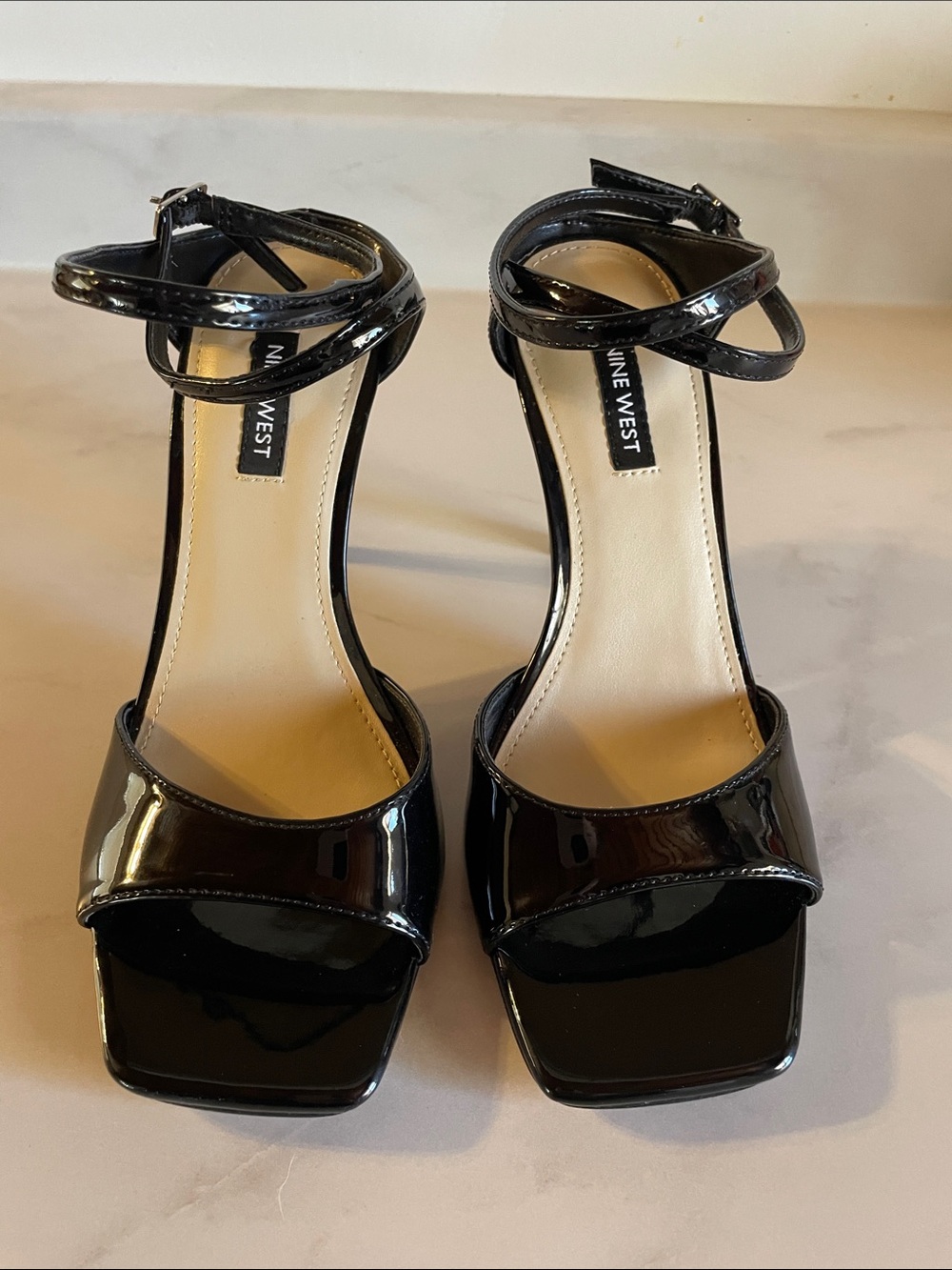 Nine West Devans Black Heels Size 7
